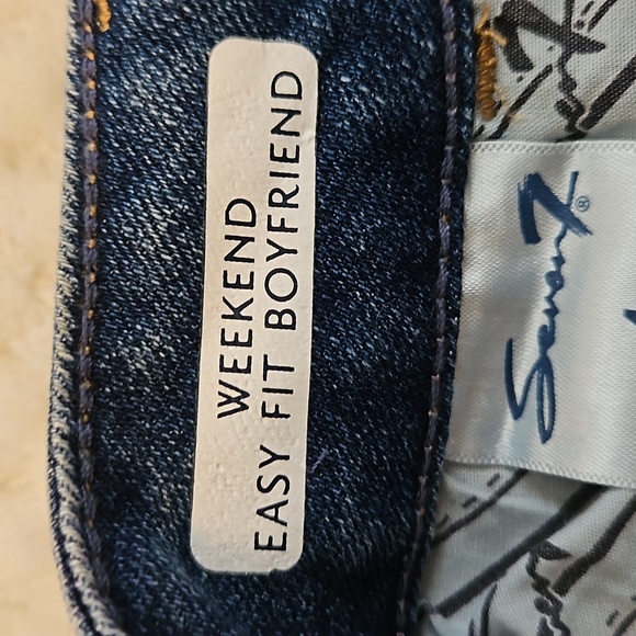 SEVEN7 BOYFRIEND WOMENS JEANS ROLLED UP CUFF SIZE 4 NEW WITH TAGS - Picture 11 of 14